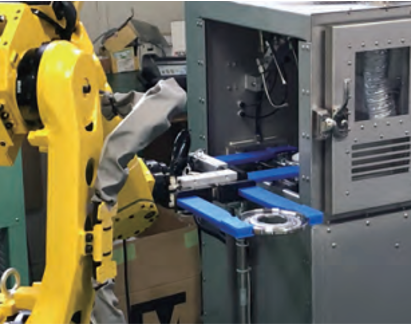 ロボット搬送の様子